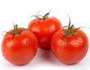Three whole, ripe tomatoes