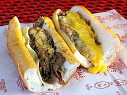 Philly Cheesesteak at Pat's